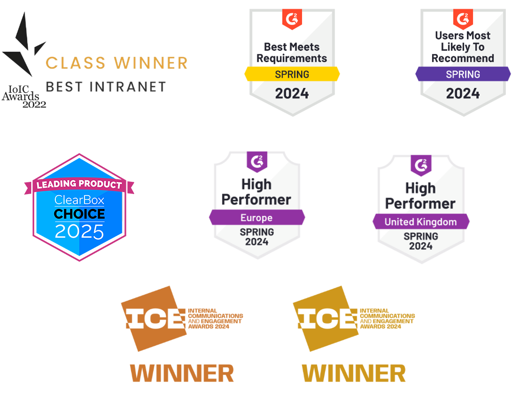 Oak Engage has won lots of awards
