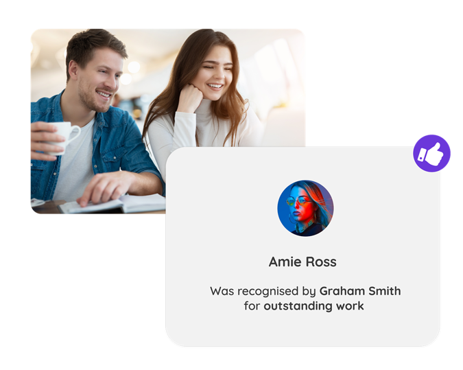 Image shows Amie Ross recognised for outstanding work