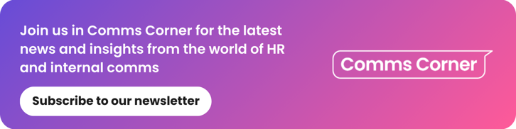 button to click to subscribe to comms corner, oak engage's newsletter