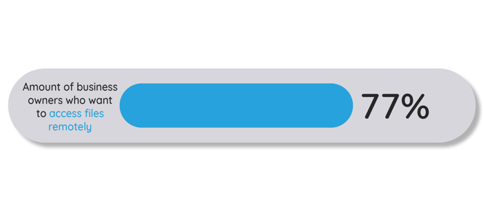 Remote accessibility for files statistic